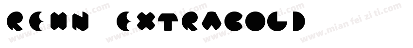 Rehn ExtraBold字体转换
